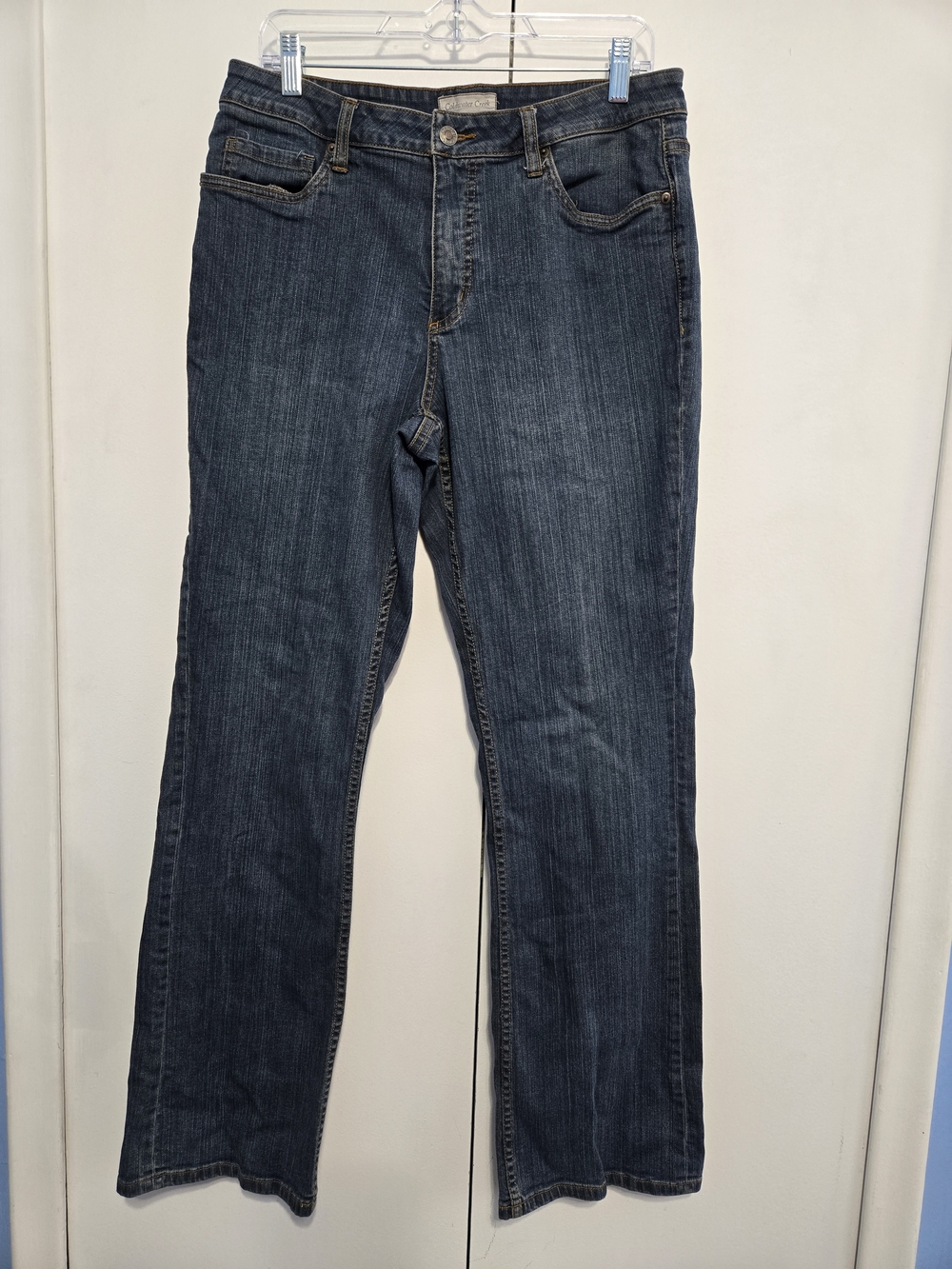 Coldwater Creek Bootcut Stretch Jeans Women's Size 12‎ Dark Wash Denim
